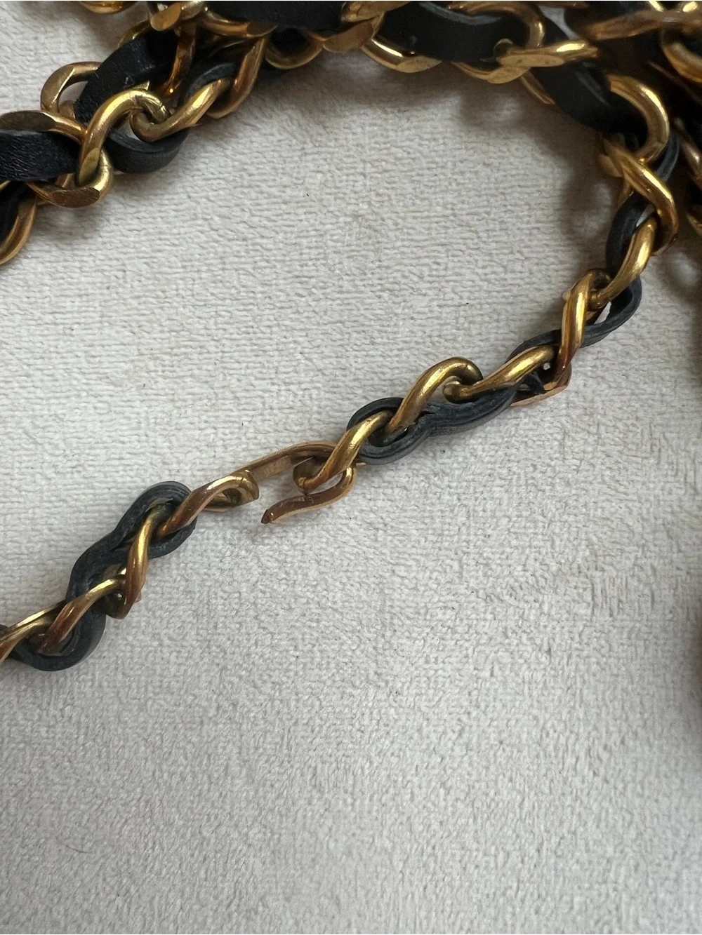 Rare🔥Chanel 1992 Large Wood heart 24K Gold Plated Hardware Necklace